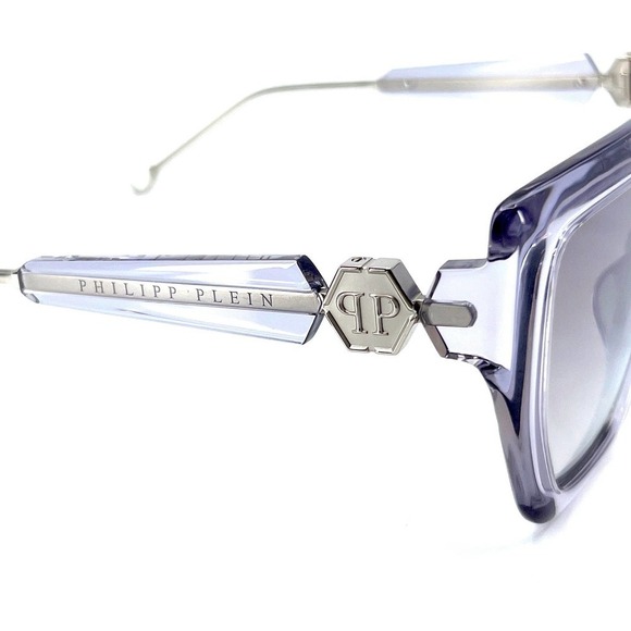 New! PHILIPP PLEIN Sunglasses Queen SPP064S Col.P52X, Authentic - Picture 5 of 12